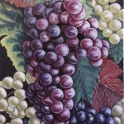 Veronica Valere "Grappoli d'uva" Olio su tela 20x30 2013
